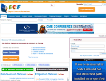 Tablet Screenshot of concours-emploi.com